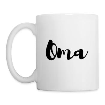 Oma - Tasse - Weiß - Links