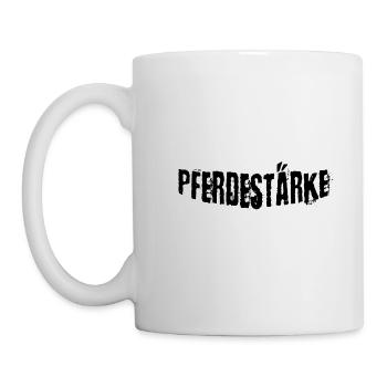 Pferdestärke - Tasse - Weiß - Links