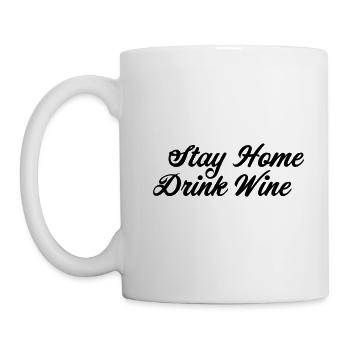Stay Home Drink Wine - Mug - white - Left