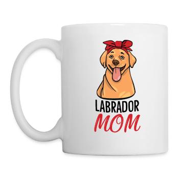 Labrador Hund Frauen Labrador Mama - Tasse - Weiß - Links