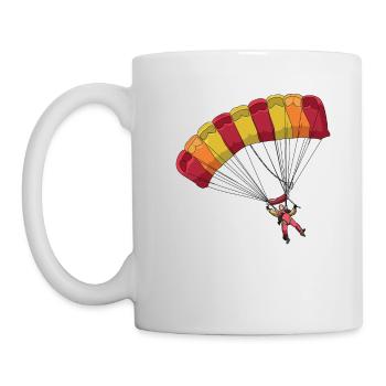 Skydiving Skydiver - Mug - white - Left