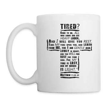 DLM TIRED B1U - Mug - white - Left