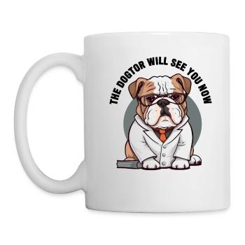 Thérapeute canin Le Dogtor vous verra maintenant - Mug blanc - blanc - Gauche