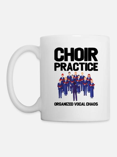 Choir Practice Organized Vocal Chaos - Mug - white