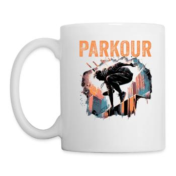 Parkour Urbain - Mug blanc - blanc - Gauche