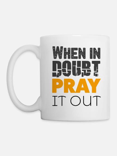 DLM PRAY B1U - Mug - white