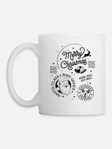 Merry Christmas Santa Claus Weihnachtsgeschenk - Tasse - Weiß