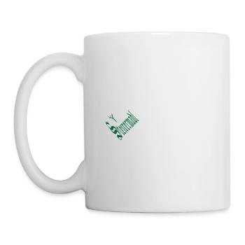 Steirermadl mit Hirsch - Tasse - Weiß - Links