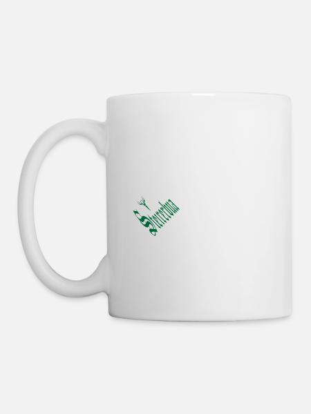 Steirerbua mit Hirsch - Tasse - Weiß
