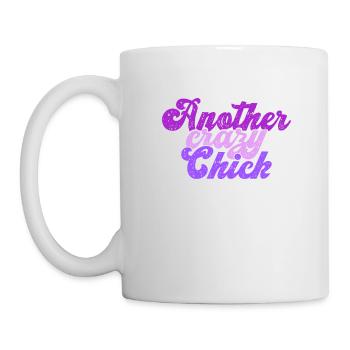 Another crazy Chick - Mug blanc - blanc - Gauche