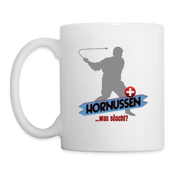 Hornussen Schweiz - Tasse - Weiß - Links