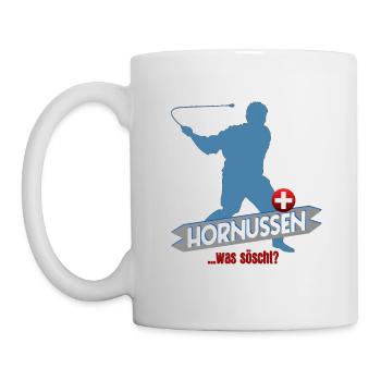 Hornussen Schweiz - Tasse - Weiß - Links