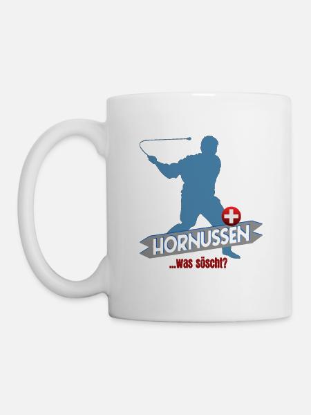 Hornussen Schweiz - Tasse - Weiß