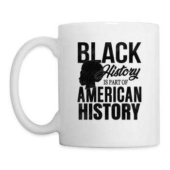 Mois de l’histoire des Noirs - Mug blanc - blanc - Gauche
