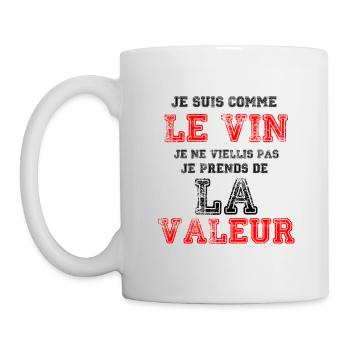 Je Suis Comme Le Vin - Mug blanc - blanc - Gauche
