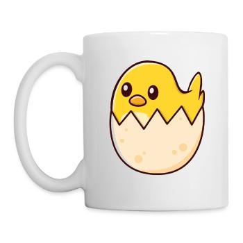 Hatching Chick - Mug - white - Left