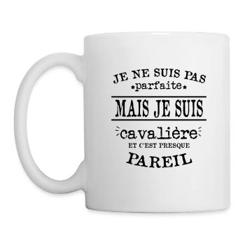 Je Suis Cavalière Parfaite - Mug blanc - blanc - Gauche
