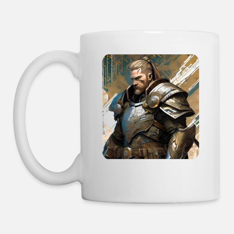 Fier chevalier - Mug blanc - blanc