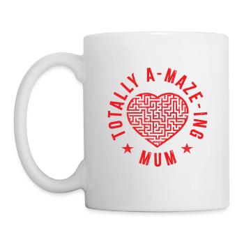 Maman totalement labyrinthique - Mug blanc - blanc - Gauche