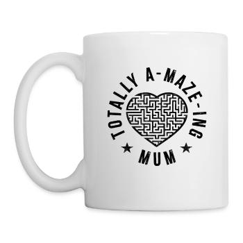 Völlig A-Labyrinth Mama - Tasse - Weiß - Links
