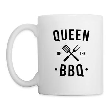 Queen of the BBQ - Mug - white - Left