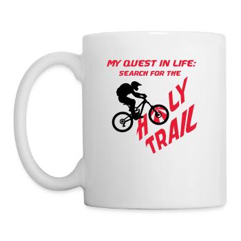 Search for the Holy Trail - Tasse - Weiß - Links