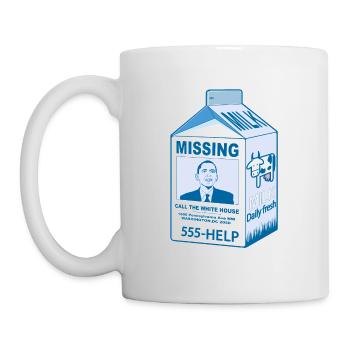 Missing Obama - Mug - white - Left