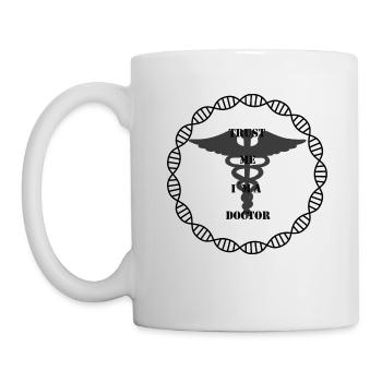 Vertrau mir ich bin ein Doktor, Arzt, Geschenk - Tasse - Weiß - Links
