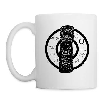 Indian Mask Häutpling Indian Signs - Mug - white - Left