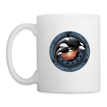 Orca Killerwal - Tasse - Weiß - Links