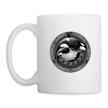 Orca Killerwal - Tasse - Weiß - Links