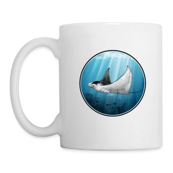 manta ray - Mug - white - Left