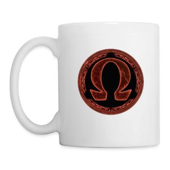 Omega Symbol - Tasse - Weiß - Links
