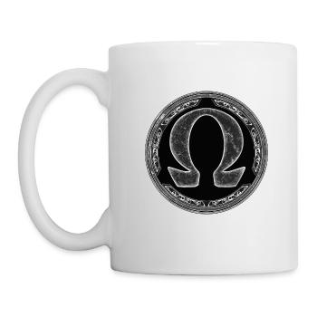 Omega Symbol - Tasse - Weiß - Links