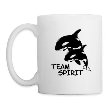 Orca Killerwale - Tasse - Weiß - Links