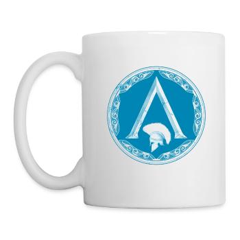 Le symbole de Sparte - Mug blanc - blanc - Gauche