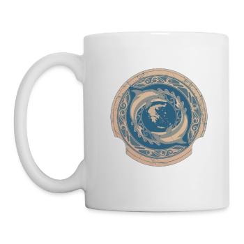 Grèce - Mug blanc - blanc - Gauche