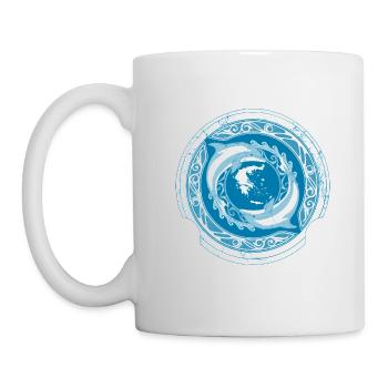 Grèce - Mug blanc - blanc - Gauche