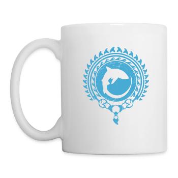 Fuchshai Drescherhai - Tasse - Weiß - Links