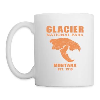 Glacier National Park Montana - Mug - white - Left