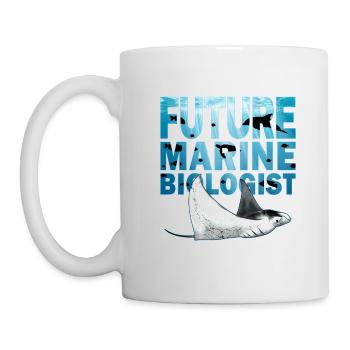 Mantarochen Future Marine Biologist - Tasse - Weiß - Links