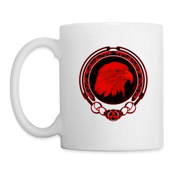Celtic Falcon Zodiac - Mug - white - Left