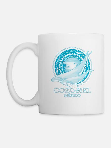 Buckelwale Cozumel Mexiko - Tasse - Weiß