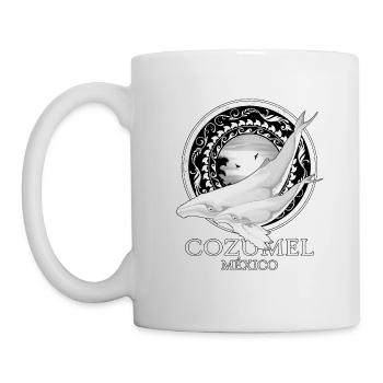Buckelwale Cozumel Mexiko - Tasse - Weiß - Links