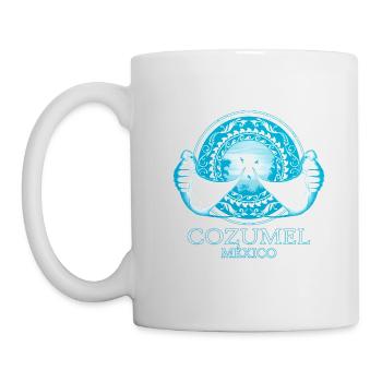 Manta rays Cozumel Mexico - Mug - white - Left