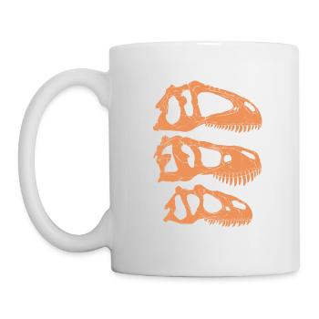 Giganotosaurus Tyrannosaurus Rex Allosaurus - Tasse - Weiß - Links