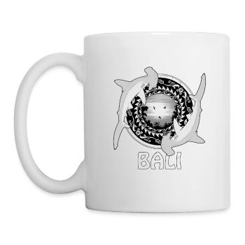 Requins-marteaux Bali Indonésie - Mug blanc - blanc - Gauche