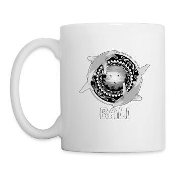 Requin d’eau profonde à pointe blanche Bali Indonésie - Mug blanc - blanc - Gauche