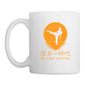 Be like water - Mug - white - Left