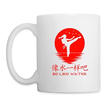 Be like water - Mug - white - Left